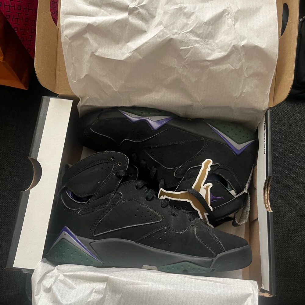 Men's Black and Purple Sneakers